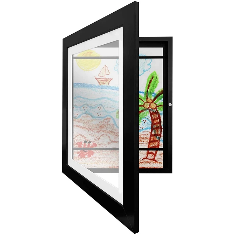 Framework In Composite Wood Mat 10X12.5 Kids Art Frames Horizontal And Vertical Formats