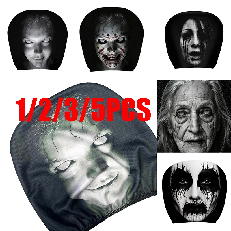 1-5PCS Car Headrest Funny Cover Accessories Interior Gadgets Decor Styling Ideas Seat Covers Vehicle Supplies Automobiles Parts
