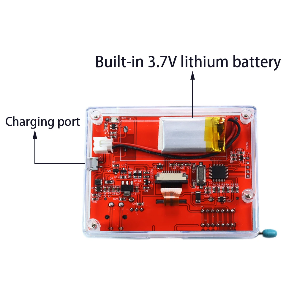 LCR-T10H TFT LCD 디스플레이 멀티미터 트랜지스터 테스터, 다이오드 트라이오드 캐패시터 저항 테스트 계량기, MOSFET NPN PNP 트라이액 MOS 테스터