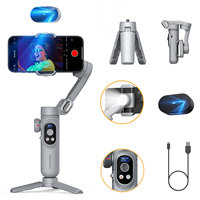 AOCHUAN Smart XPro Ai Grey Gimbal Stabilizer For iphone And Android 3-Axis Intelligent Gimbal Stabilizer Appless Face Tracking