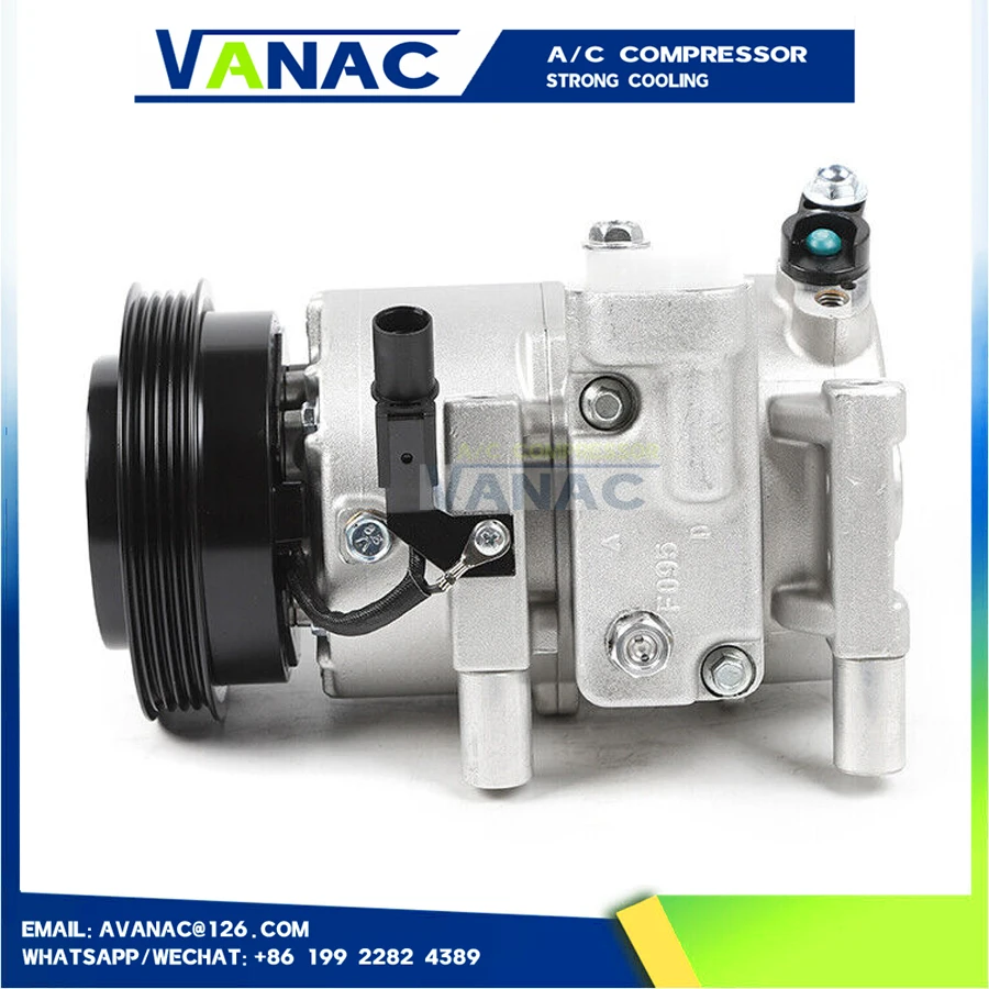 

AC Compressor 16002298-101 16002298-102 16002298-103 8H0410019 977011G000 977011G010 977011G010DR DV070122 For Kia Rio 06-11