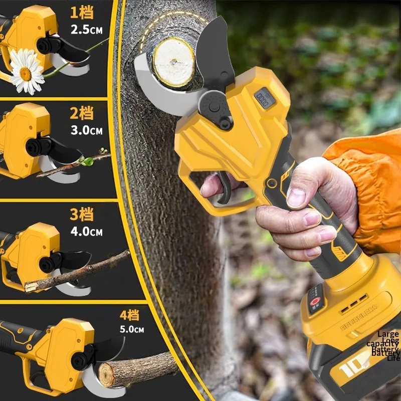 5,0 Elektrische Gartenschere Tesoura De Poda A Bateria Tijeras De Podar Con Batería Tesoura De Poda Elétrica Schälschere mit Akku