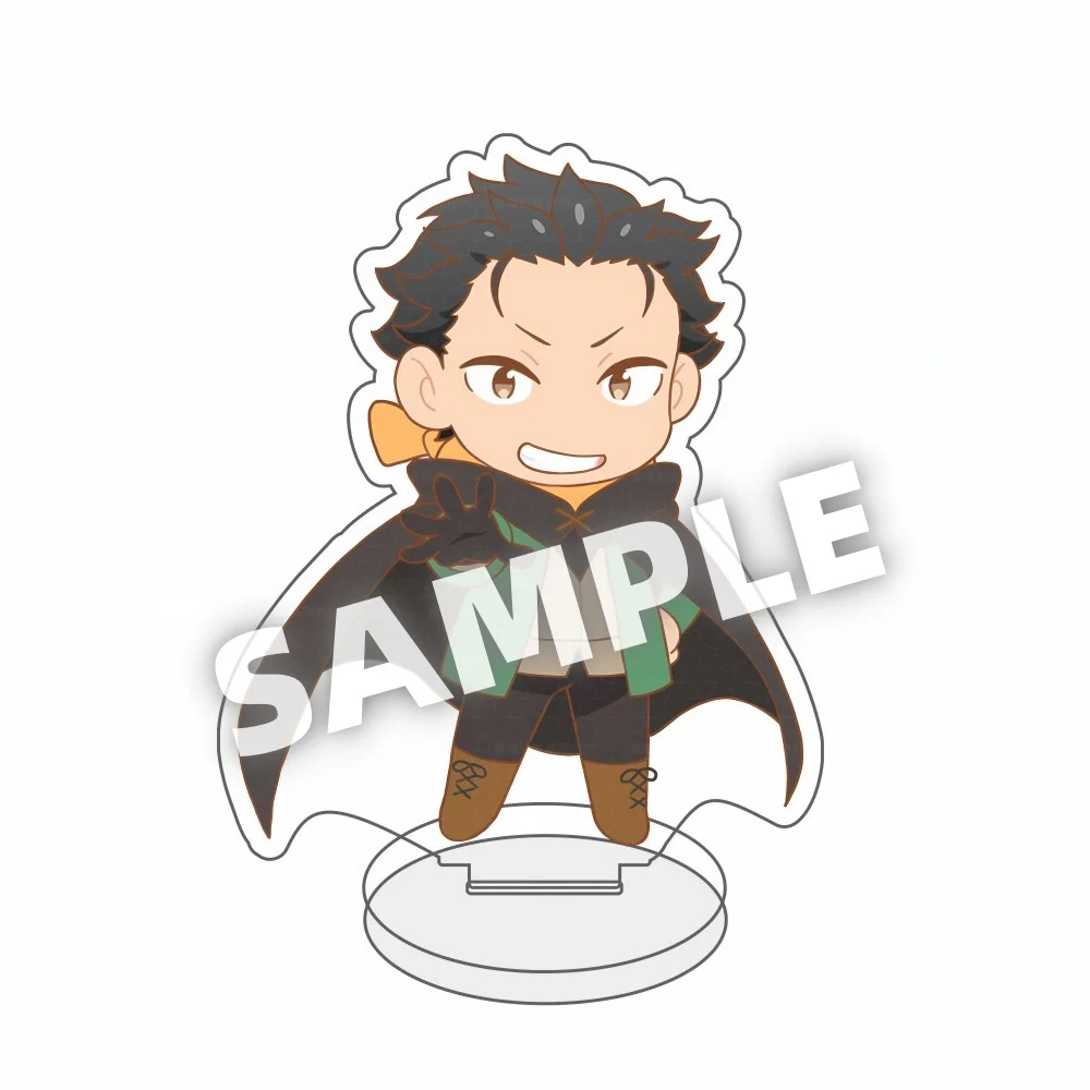 Anime Manga Re:Zero - Starting Life in Another World‌ Keychains Acrylic Stand Subaru Natsuki Emilia Rem Ram Beatrice Fans Gifts view 3
