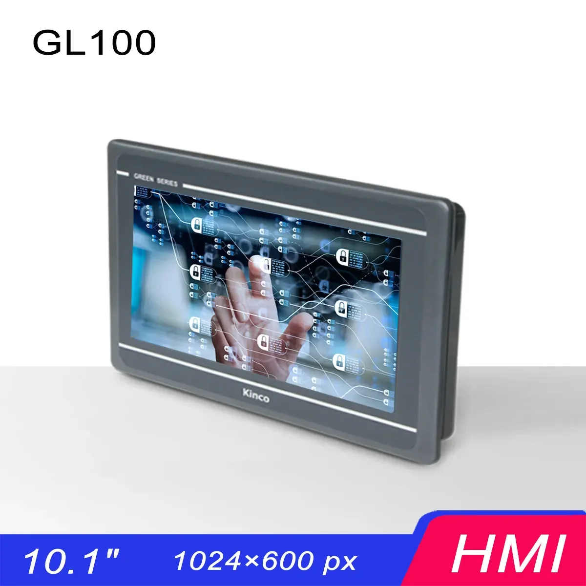 Kinco Hmi Display Screen Ethernet 10 Inch GL100 GL100E ARM RISC 32Bit 800MHz Human Machine Interface Display Sealed in Box