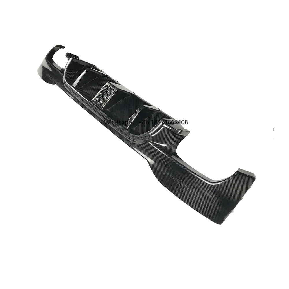 

OEM M5 F90 Carbon Fiber Body Kit Rear Bumper Diffuser Lip Spoiler Splitter with LED Light for M5 F90 Condition New