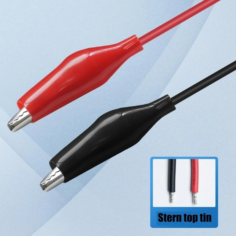 W89C التماسيح مقطع اختبار كهربائي الرصاص مقطع كهربائي القفز سلك مقطع الطاقة