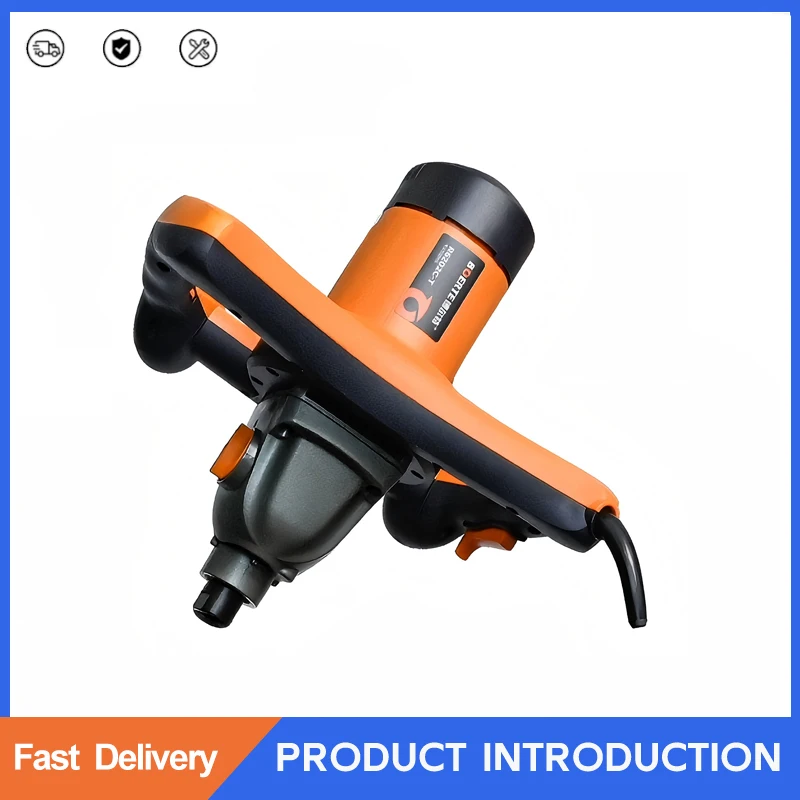 Электрическая Бетономешалка высокой мощности, Электрический смеситель, электрическая дрель, раствор, шпатлевка, порошковая краска, смеситель цемента бетономешалка миксер строительный вибратор для бетона