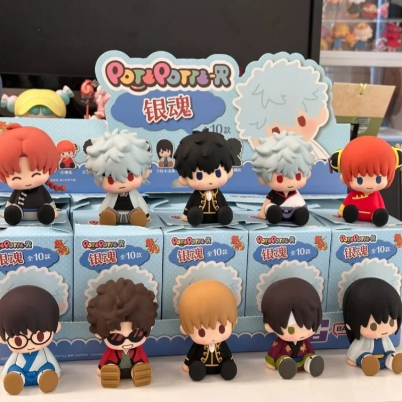 

Подлинная Potepotte-R Gintama капельный клей сидячее положение серай слепая коробка Q версия Kagura аниме фигурки классические комиксы модная игрушка