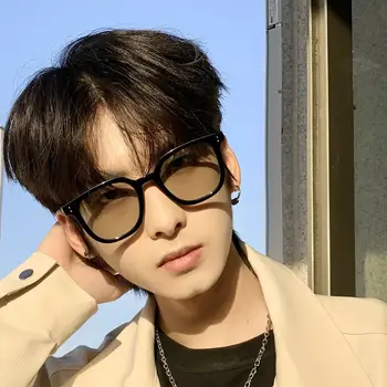 משקפי שמש חדשים לתה פופולריים ירוקים בהירים טרנדיים רטרו זוגיים קוצר ראייה אופנתיים משקפי שמש אופנתיים 8 best sales משקפי שמש של תה - №5