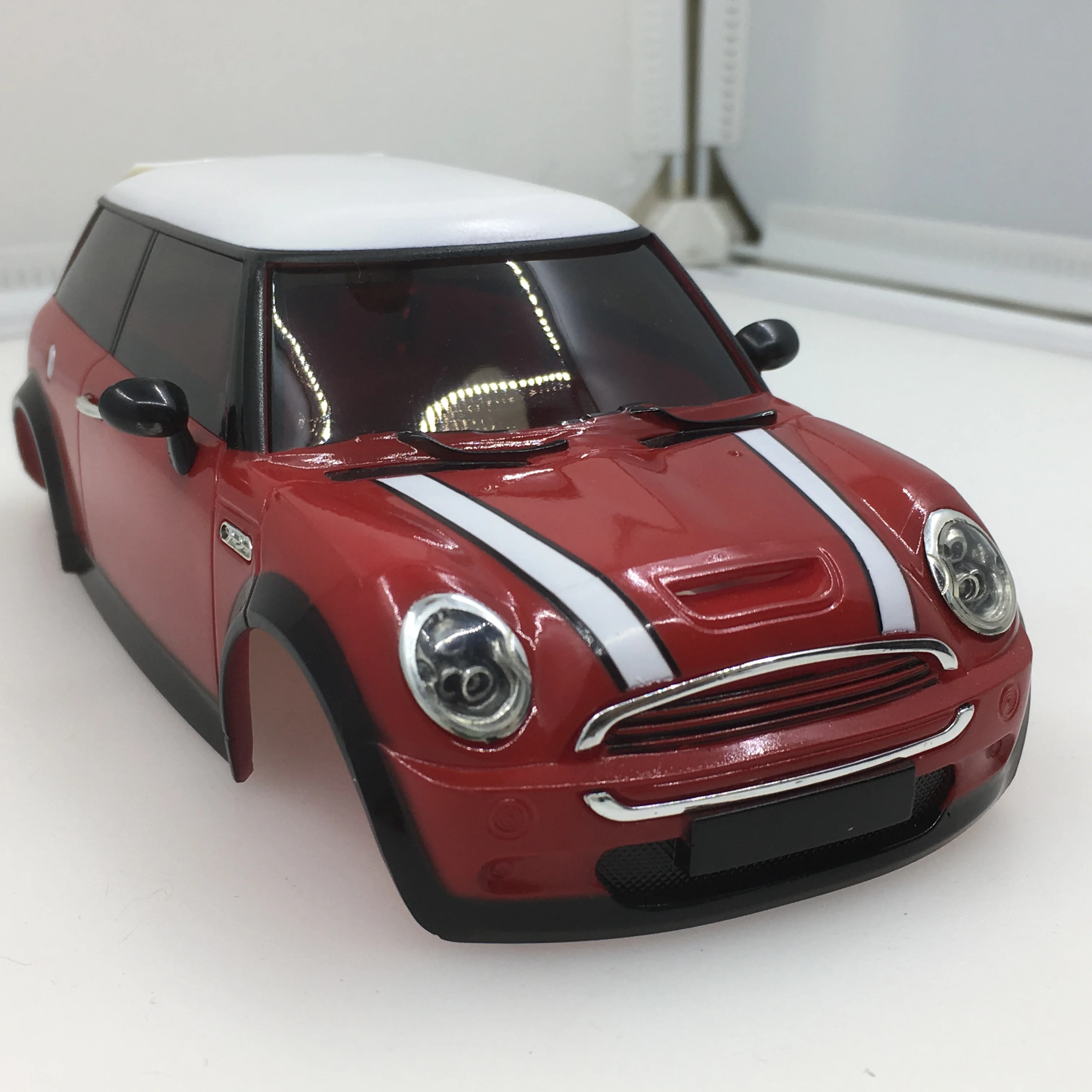 ABS Plastic Mini Coooper Car Body Shell 102mm Wheelbase for 1/28