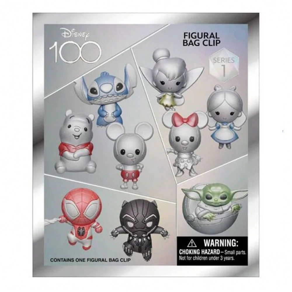 พวงกุญแจกล่องสุ่มลิขสิทธิ์แท้จากดิสนีย์ มิกกี้ มินนี่ สติทช์ วินนี่เดอะพูห์ ของขวัญสำหรับกระเป๋าเป้ 1 ชิ้น ดิสนีย์