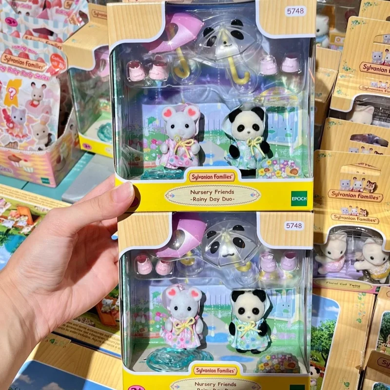 Gorąca Wyprzedaż Sylvanian Families Seria Przedszkolna Figurki Sprzęt Deszczowy Pojedynki Wodne Gwieździste Niebo Zabawka Dla Dziewczynki Prezent Urodzinowy