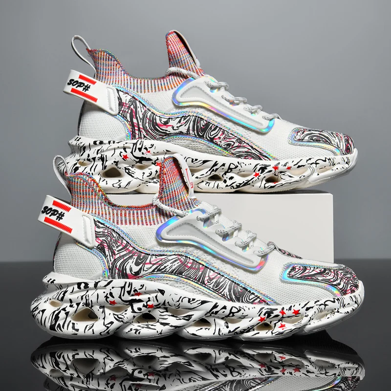 Men Running Shoes Sports Breathable Marathon Comfortable Lightweight Women's Athletic Speciality Nonskid Sneakers