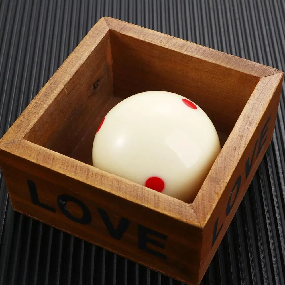 

Spot Measle Pool Billiard Accessories Red 6 Dots Practice 2 1/4" Cue Ball Billiard Ball Training Cue Ball Billiard Cue Ball