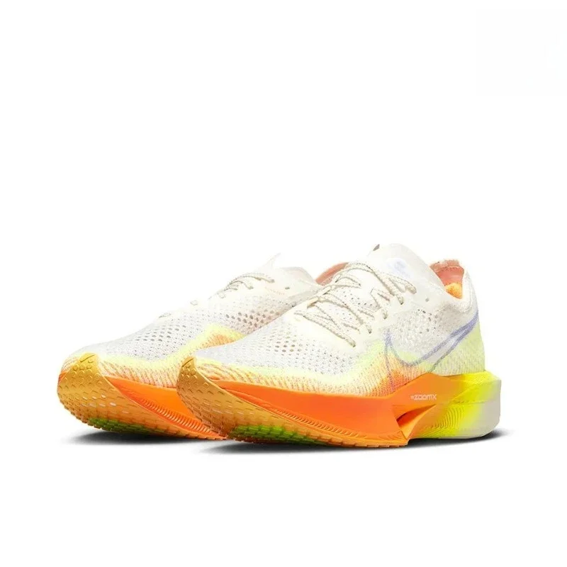 

Nike ZoomX Vaporfly NEXT% 3 White Orange Marathon Green Carbon Plate Cushioning Against Impact Men Women Running Shoes
