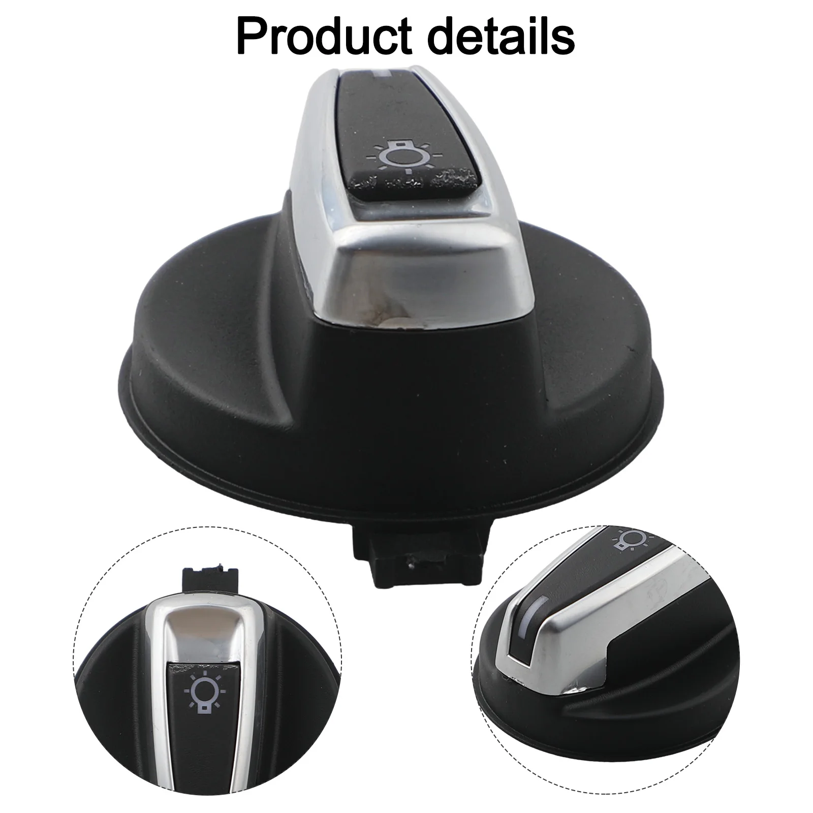 Car Headlamp Front Head Light Switch Rotation Button Cover For BMW 1 E88 E82 E90 E84 61316932794 61319169405