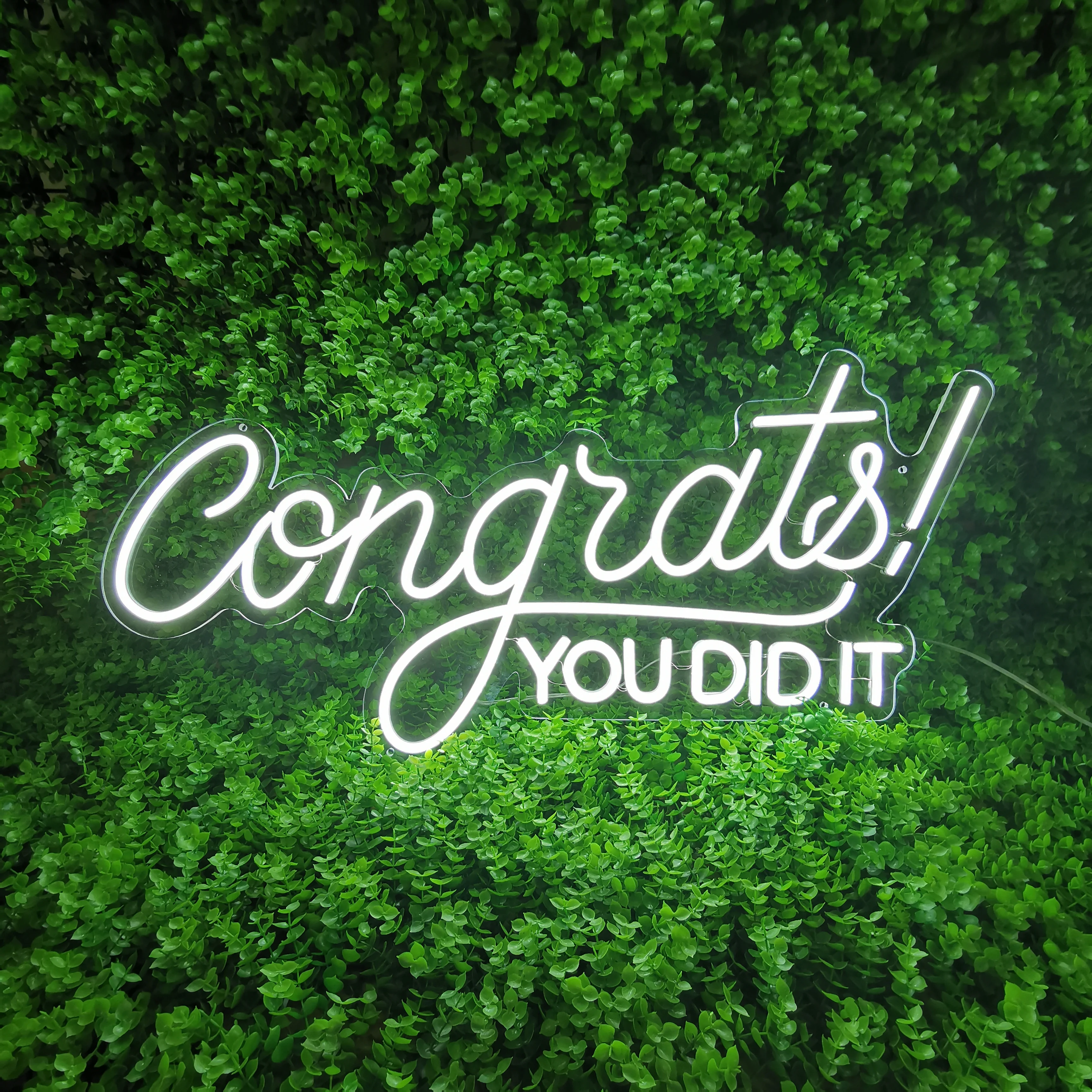 

Congrats Grad Neon Signs for Backdrop Graduation Party Wall Decor Congratulations Neon Sign Celebration Grad Gifts