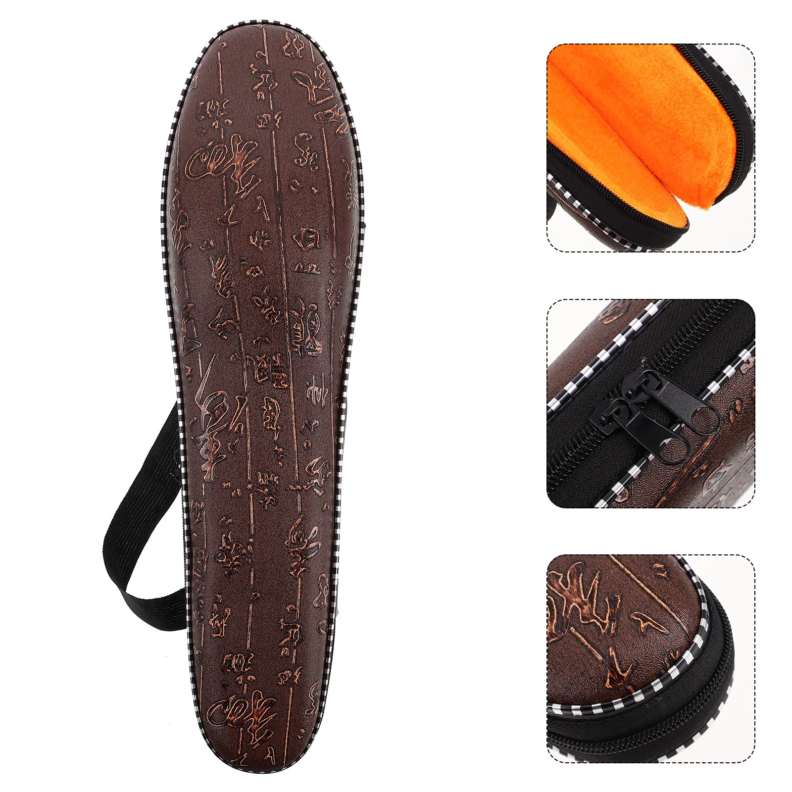 Hulusi Protective Anti Drop Storage Box Portable Pu Flute Case Flute Cover For Beginners Students Durable Lightweight