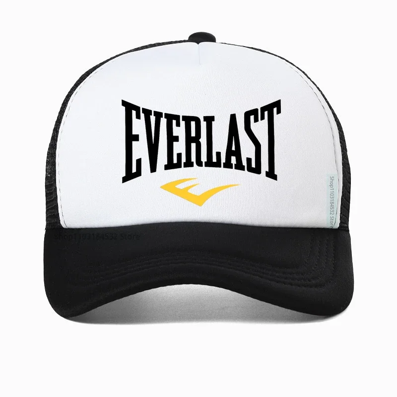 Everlast-gorra de béisbol de boxeo para hombre, gorro con logotipo de Everlast para gimnasio, malla transpirable, Snapback, Verano