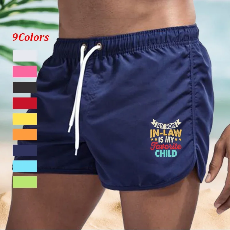

Men's With Pockets Quick Dry Breathable Drawstring Swim Shorts Bathing Suit Board Shorts Swim Trunks for Surfing Beach Summer