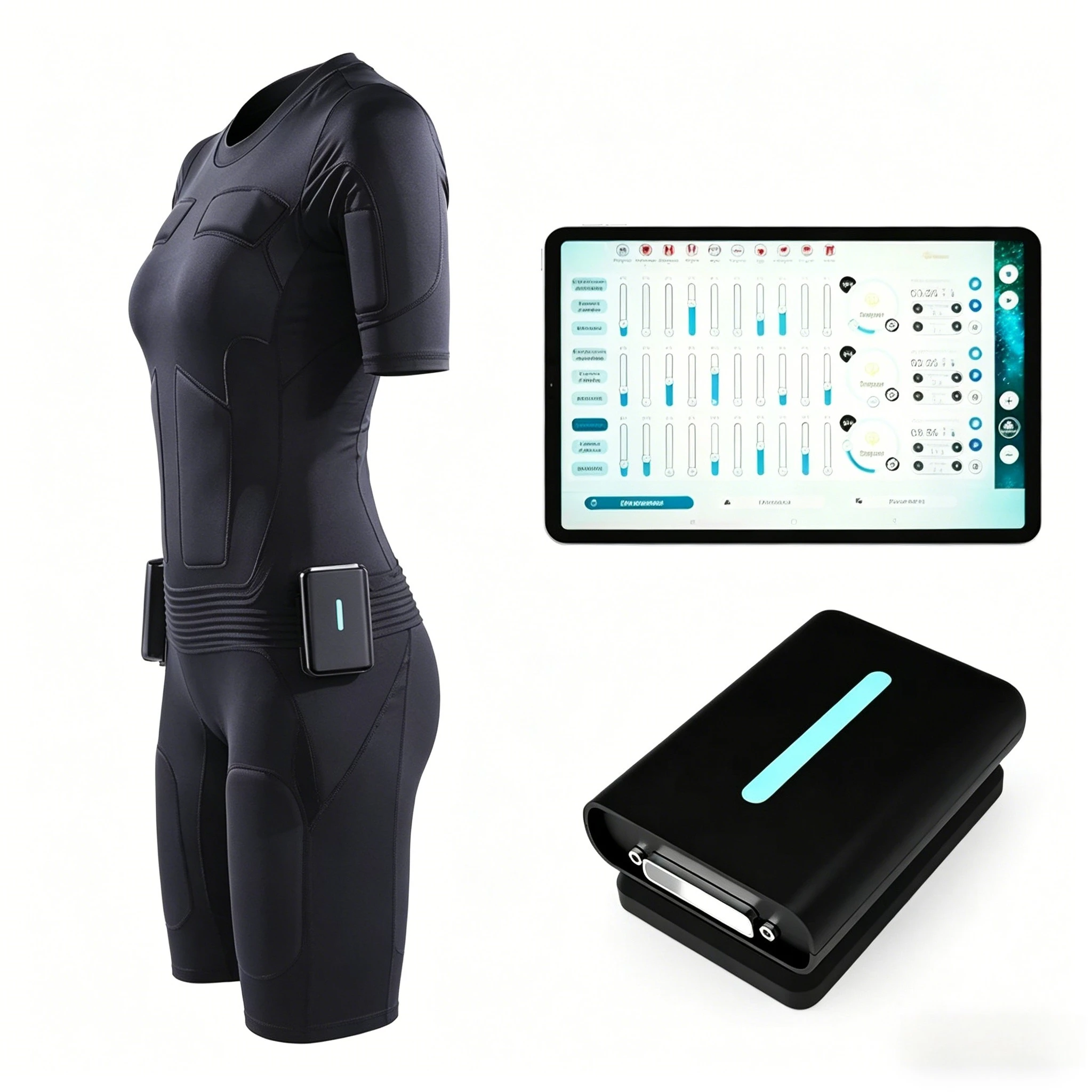 

Full EMS Jumpsuit Suitable for Many People to Save Time and Sport Efficient