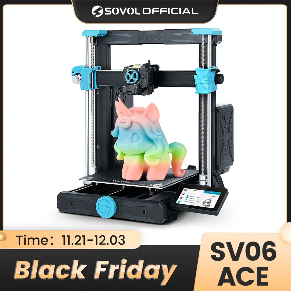 Sovol SV06 ACE 600mm/s High Speed-Full Auto Leveling 3D Printer