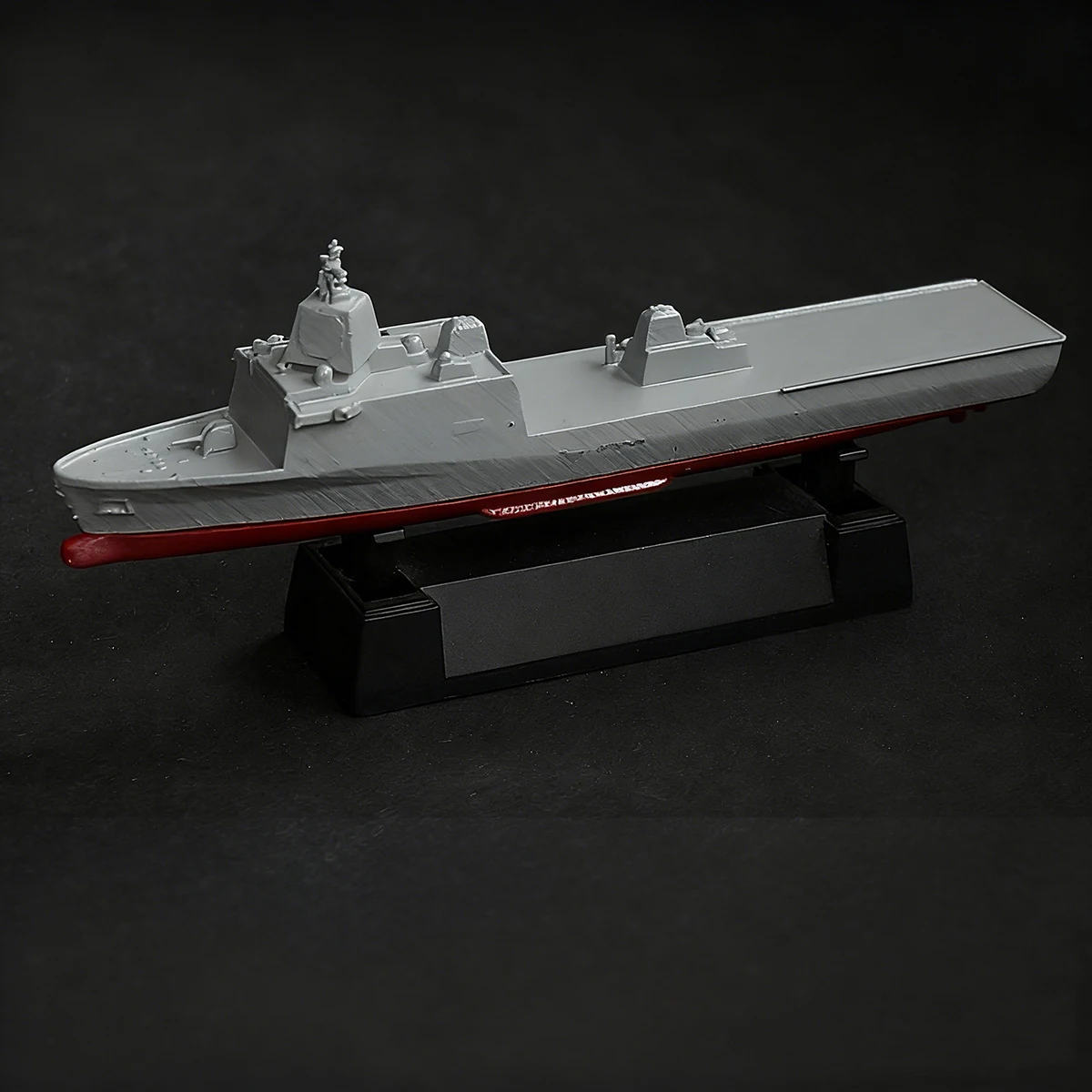 1/700 San Antonio Anti-missile Modelo de Navio de Guerra Modelo de Montagem 4.6cm Resina 3D Impresso Navios Estático Navio Brinquedo Ornamento Modelo de Navio de Guerra