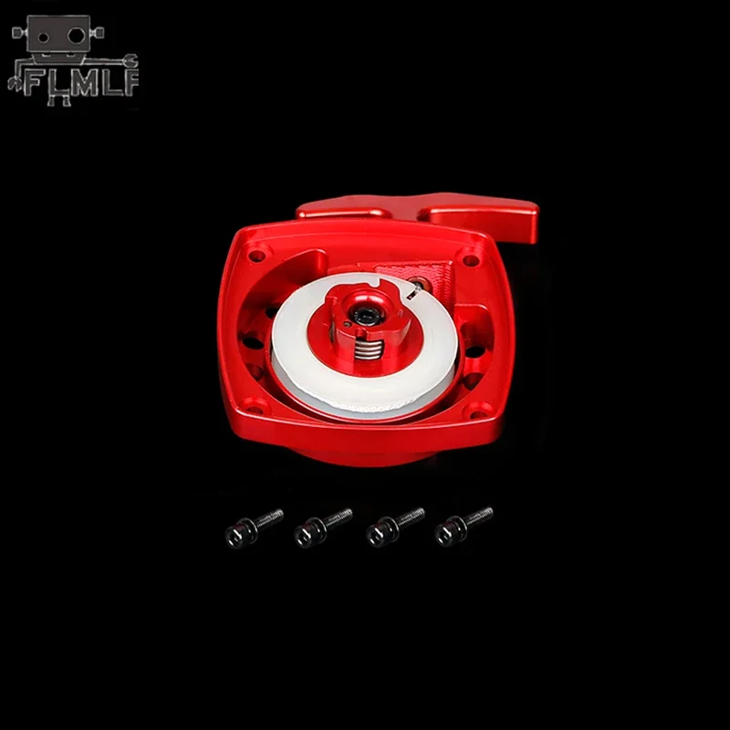 CNC ได้อย่างง่ายดายราคาเริ่มต้นที่ดึง Starter Kit Fit Zenoah Rovan 32cc 36cc เครื่องยนต์สําหรับ 1/5 Rc รถ Hpi Rofun Km Baja LT DBXL FG GoPed Redcat