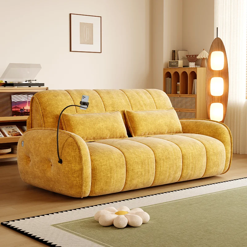 

Yellow Design Electric Recliner Sofas China Cheap Modern Luxury Living Room Sofas European Quality Divano Soggiorno Furniture