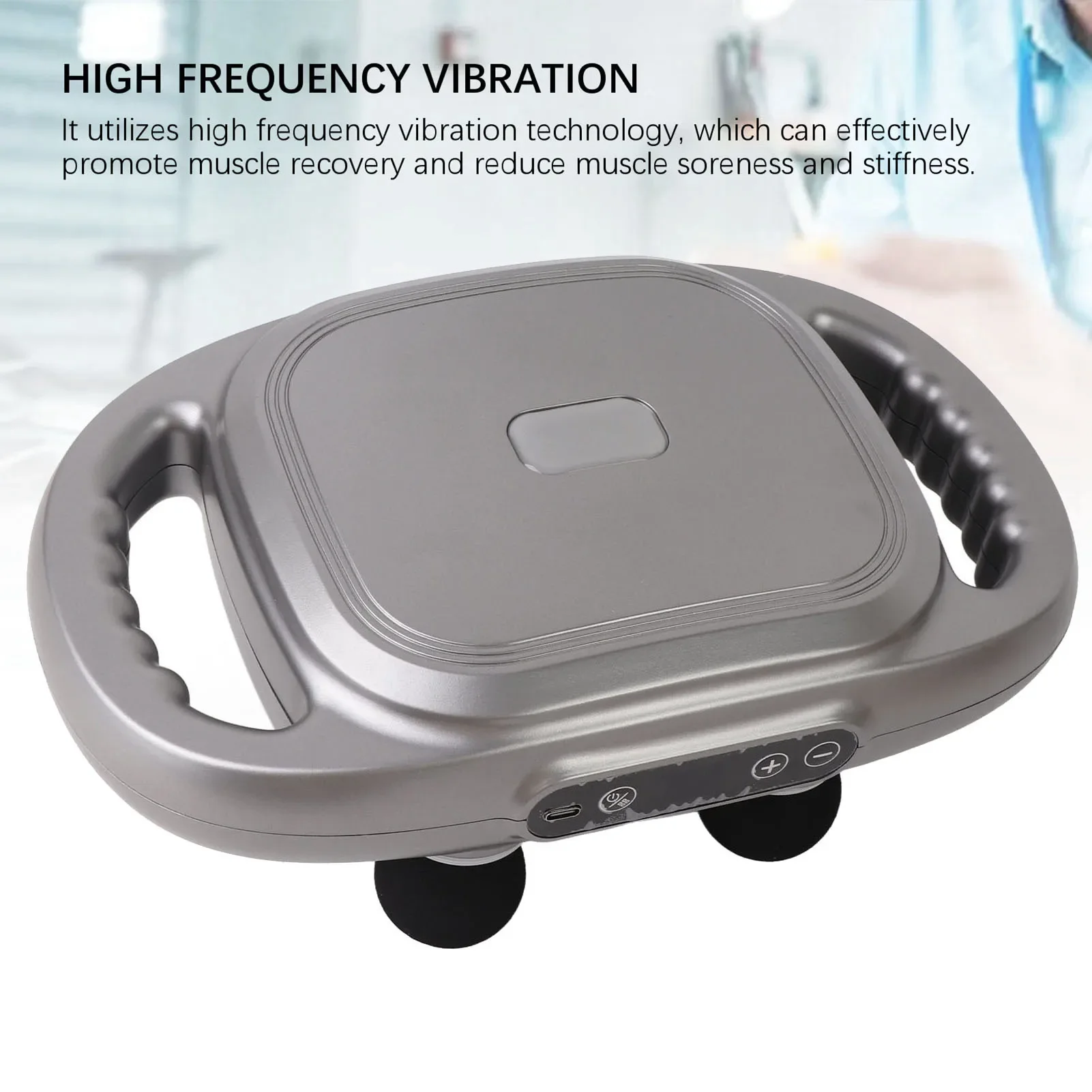 

6 Body Massager 6 Muscle Massager High Frequency Vibration Professional 9 Modes 6 Heads Electric Massager for Home Gym