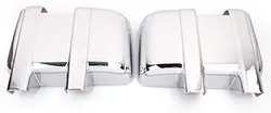 Chrome Plated ABS Plastic Door Full Mirror Covers WITH Turn Signal Cutout For Ford F250 F350 F450 Super Duty 2008-2016