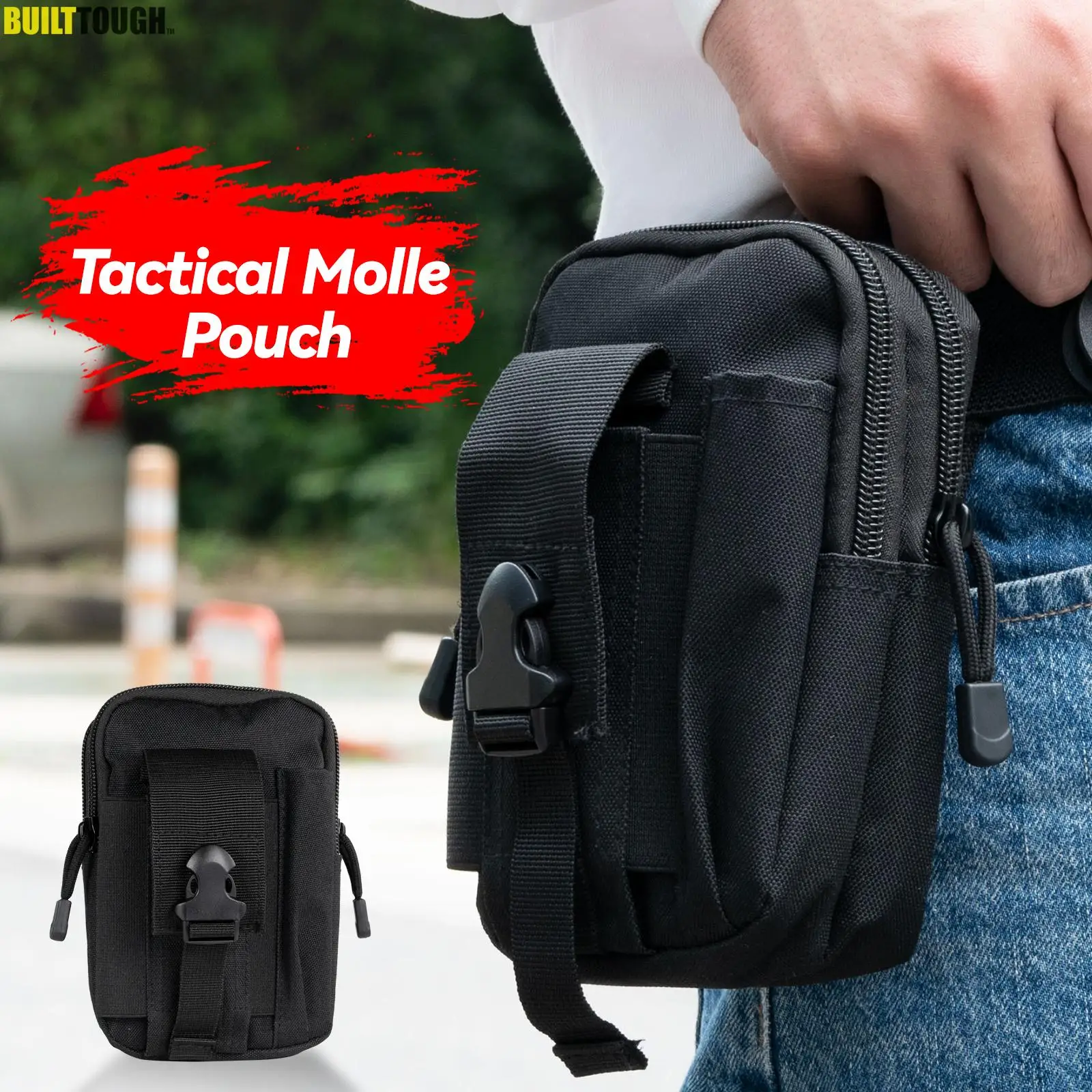 Tactical Molle Pouch Military Waist Bag Outdoor EDC Tool Bag Vest Pack Purse Mobile Phone Case Hunting Compact Oxford Pocket Bag