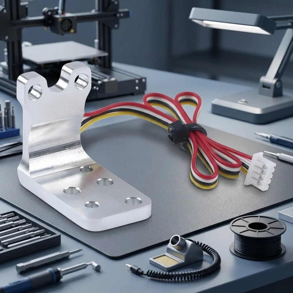 Strain Gauge Four-Wire Terminal for Kobra S1 S1C 3D Printers Extruder Precision Upgrade for Real-Time Pressure Tracking
