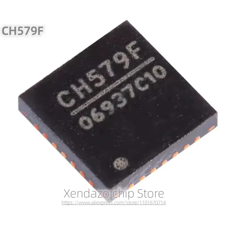10pcs/lot CH579F QFN-28 package Original genuine ARM core 32-bit microcontroller chip