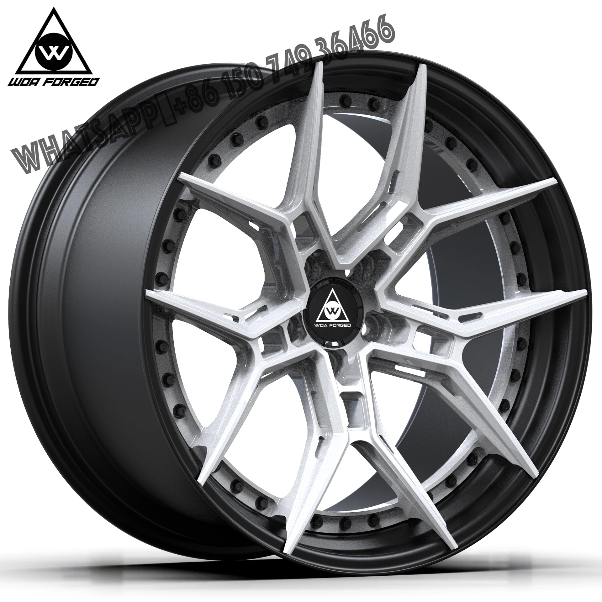 

New WOAFORGED Manufacturer Wholesale 2 Piece 3 Piece Forged Wheel Aluminium Alloy 6061t6 for Porsche/Bmw/Audi 5x112 5x120 5x14.3