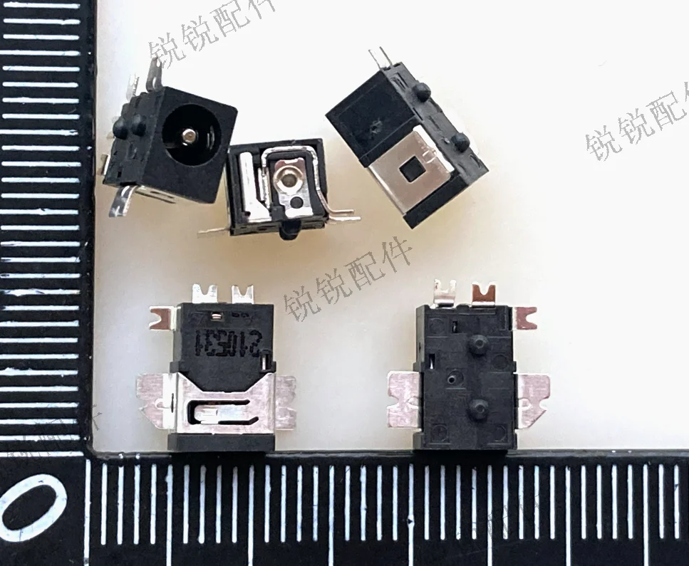 ل TSMC 3.5x1.3core جاك تيار مستمر مصدر المقبس 5P التصحيح SMT تيار مستمر اللوحة 4A #2