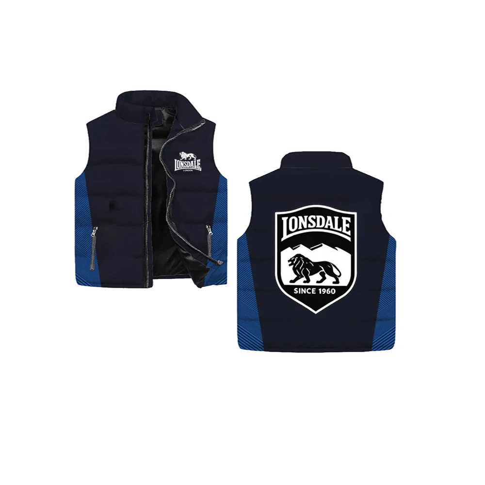New men's LONSALE1960 cotton insulated vest, stand up collar, cotton vest vest vest vest, oversized men's jacket M-8XL