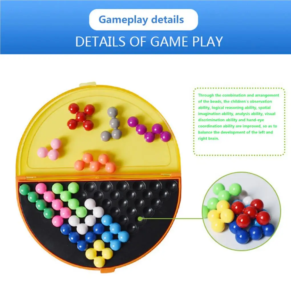 Kids Toy Beads Set School Education Game Play Plaything Gifts Girls