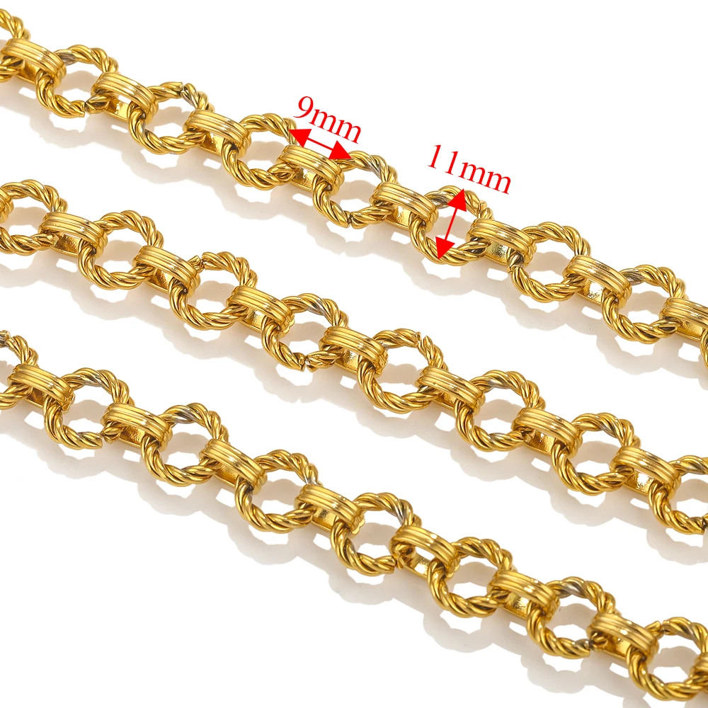 1meter Stainless Steel Large Chains For Jewelry Making Thick Big Cable Chain DIY Necklace Bracelet  Chain Handmade Accessories