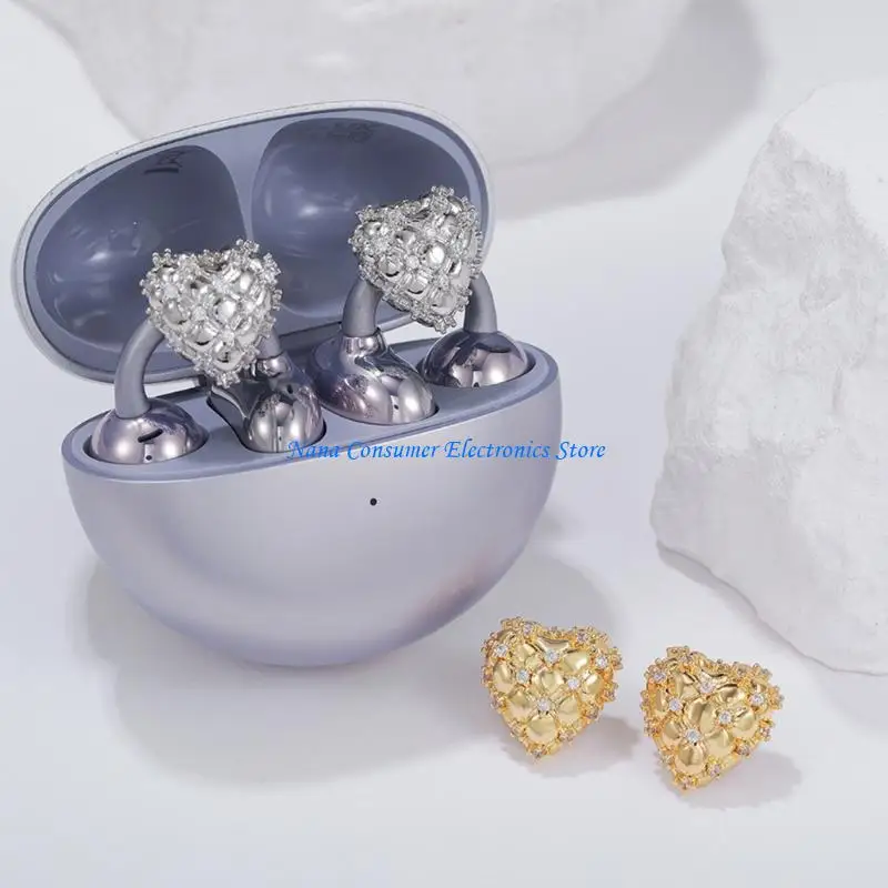 

G7NE Quick Attach Earphone Clip Durability Metal Build With Sparkling Accent For Secure Headphone Grip In Active Lifestyles