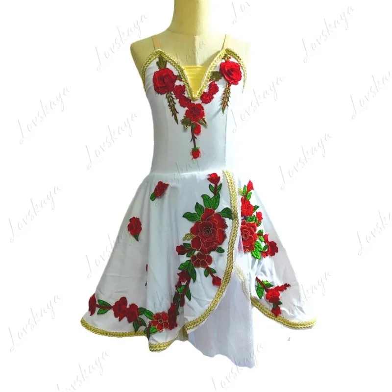 Kinder Tanz Langer Rock Kostüm Schwanensee Erwachsene Ballettkleid Slip Kleines Schwanenmädchen