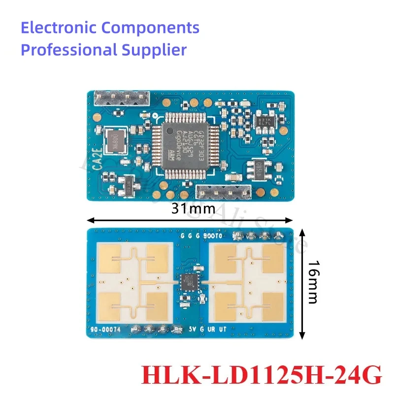 24G Microwave Radar Sensor Detection Motion Module TTL Serial Communication HLK-LD1115H-24G LD1125H 24GHz Human Presence Sensor