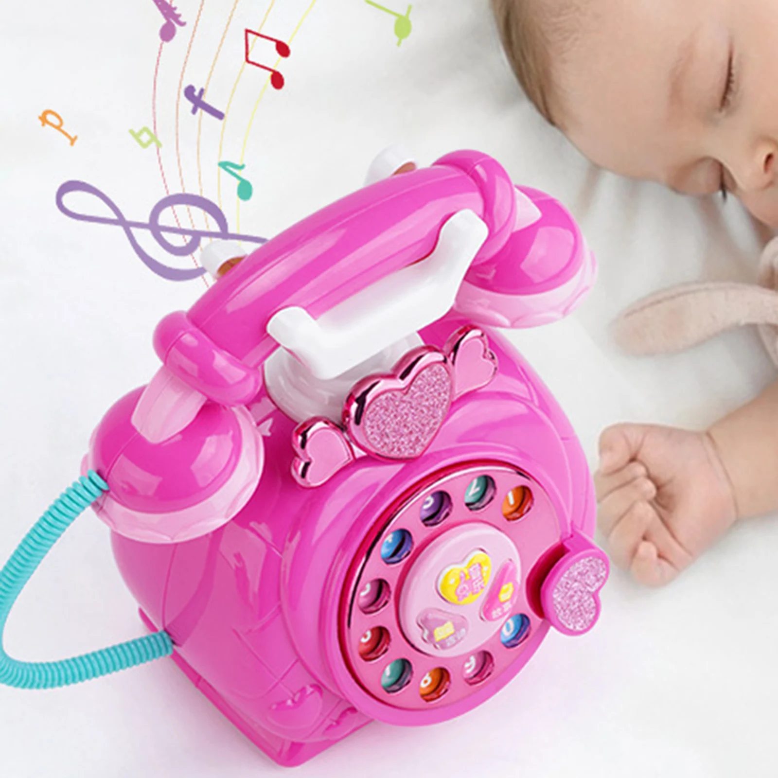 Telephone Toy Storytelling Machine Cognition Enlightenment Baby Musical Toys for Toddlers Early Educational Toy Birthday Gift