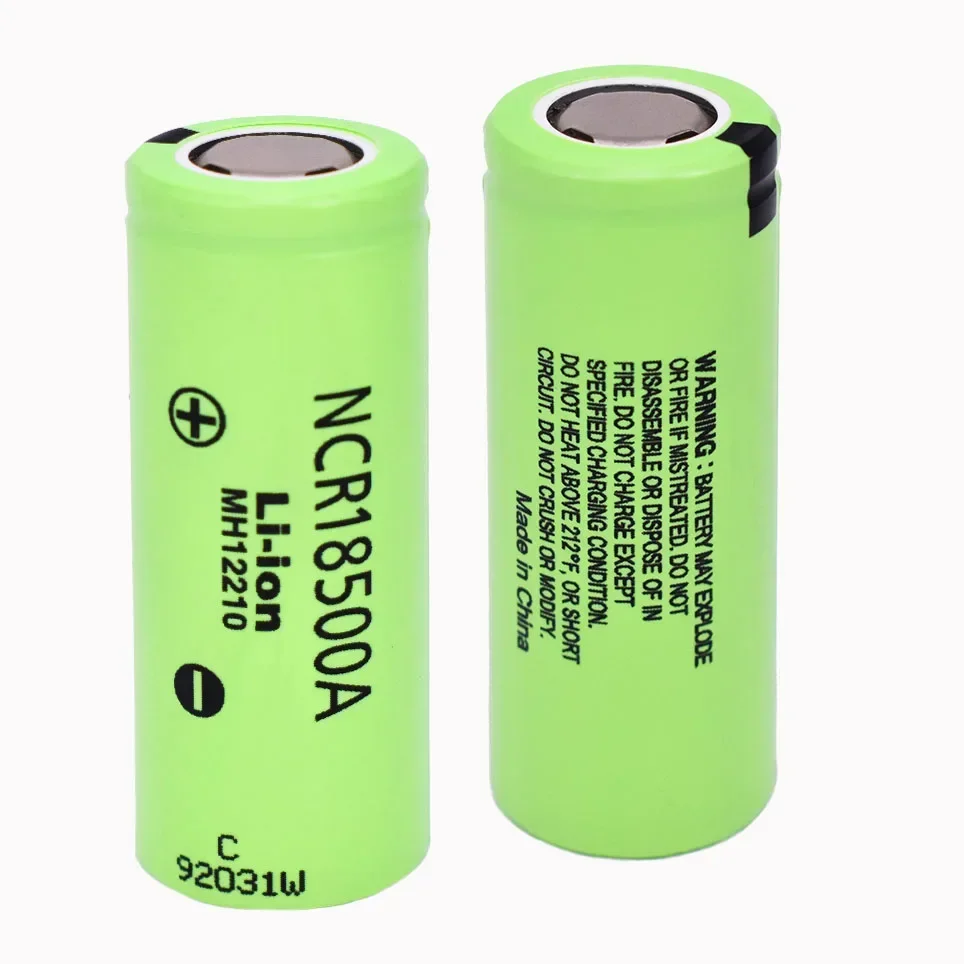 New high-quality 18500 3.7V 2040mAh 100% original NCR18500A 3.7V battery for flashlights, toy flashlights, etc lithium battery