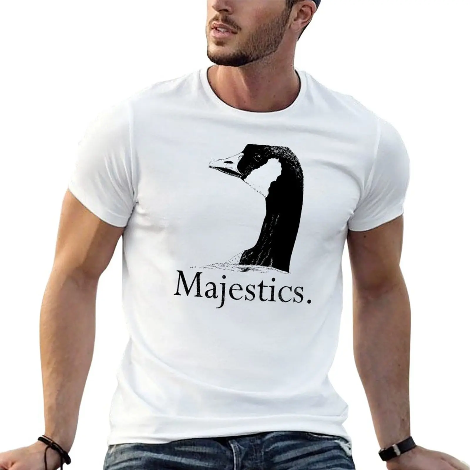 

Majestics Canadian Goose - Funny TV Quote - Canadian TV T-Shirt man t shirts graphic t shirts with prints T-Shirt
