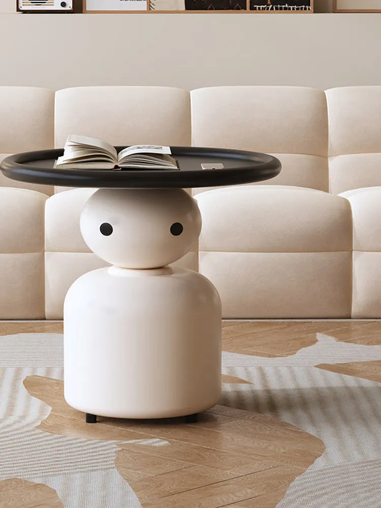 Cream wind creative snowman coffee table