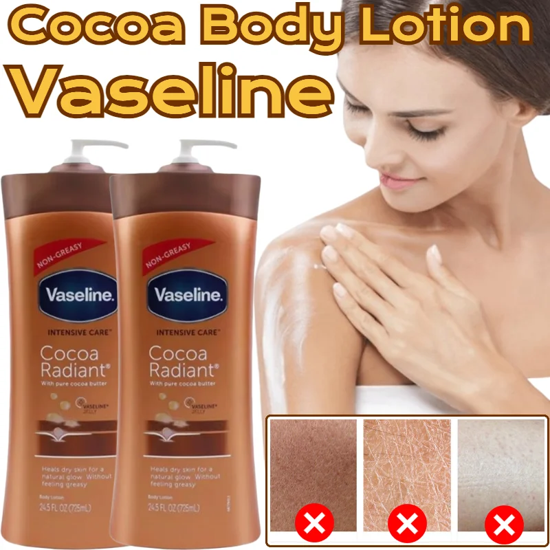 

Vaseline Deep Moisturizing Repair Soothing Brightening Skin Moisturizing Vaseline Cocoa Body Lotion 725ml