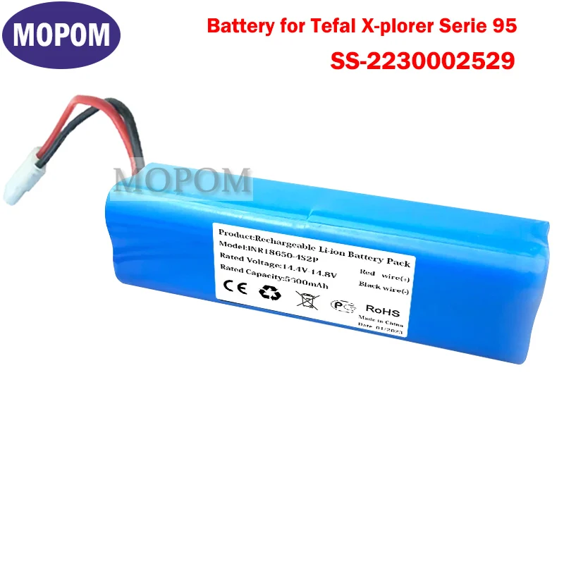 Новинка 14,8 V 5200mAh/6800mAh N047-4S 2P Аккумулятор для Tefal X-plorer Series 95