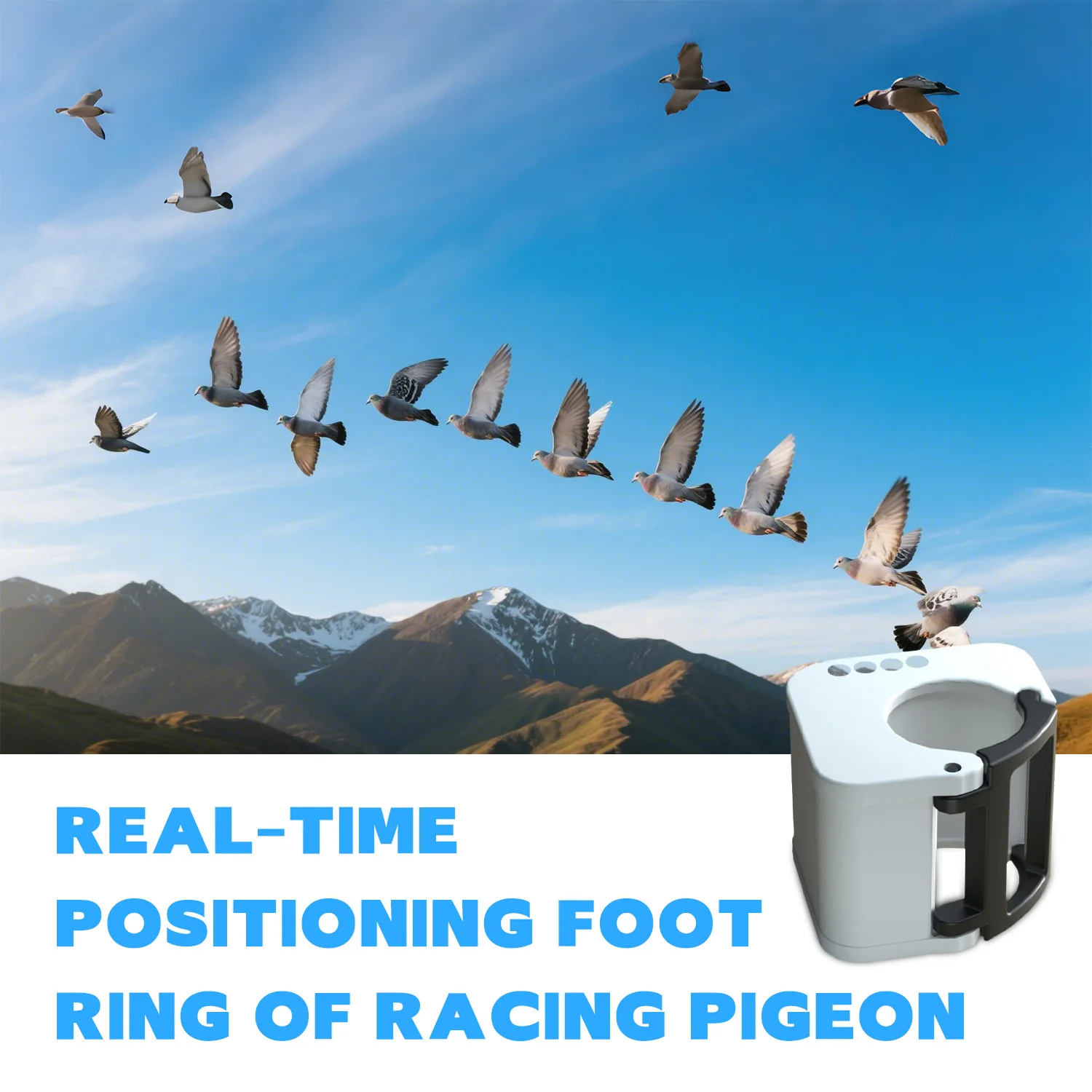 Bird Positioning Shackles GPS Tracker Racing Pigeons IP67 Waterproof 2.5g GSM GLONASS Mode Android LBS Birds 160 Hours Pigeons