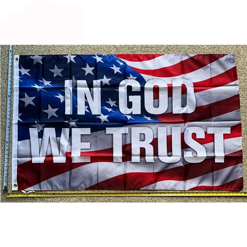 

Jesus Flag FREE SHIPPING Trump Biden In God We Trust Hope USA Poster Sign 3x5' yhx0118